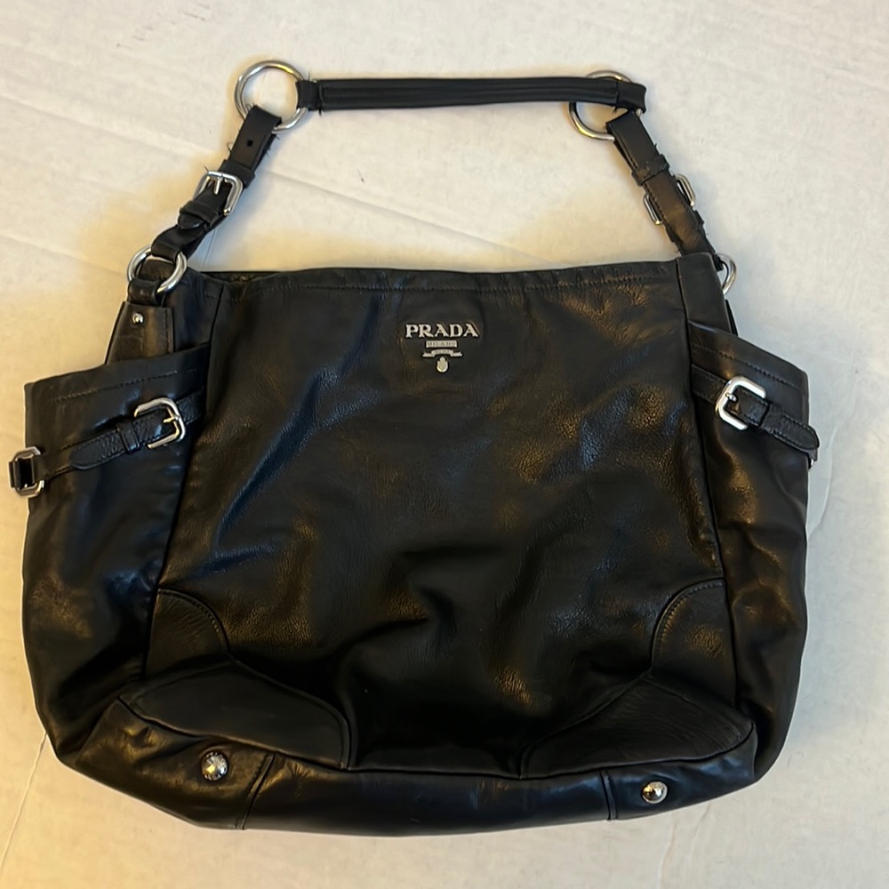 Prada Hobo leather bag